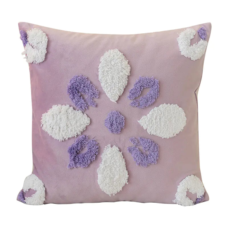 Nordic Tufted Pillowcase – 3D Textured Design