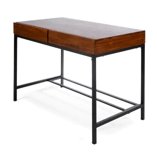 Wooden Desk with Drawers