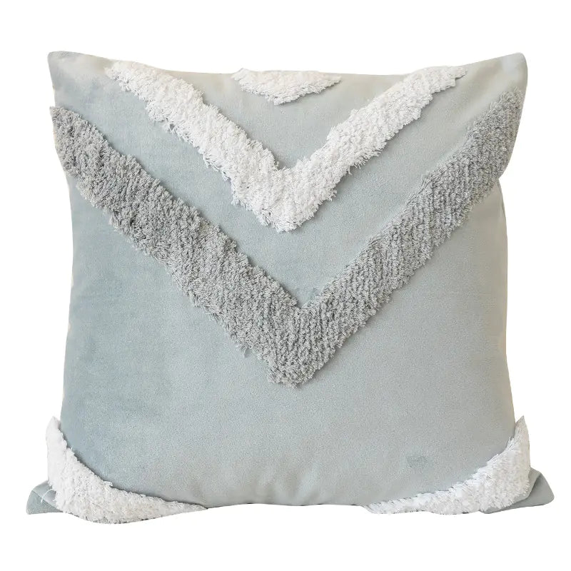 Nordic Tufted Pillowcase – 3D Textured Design