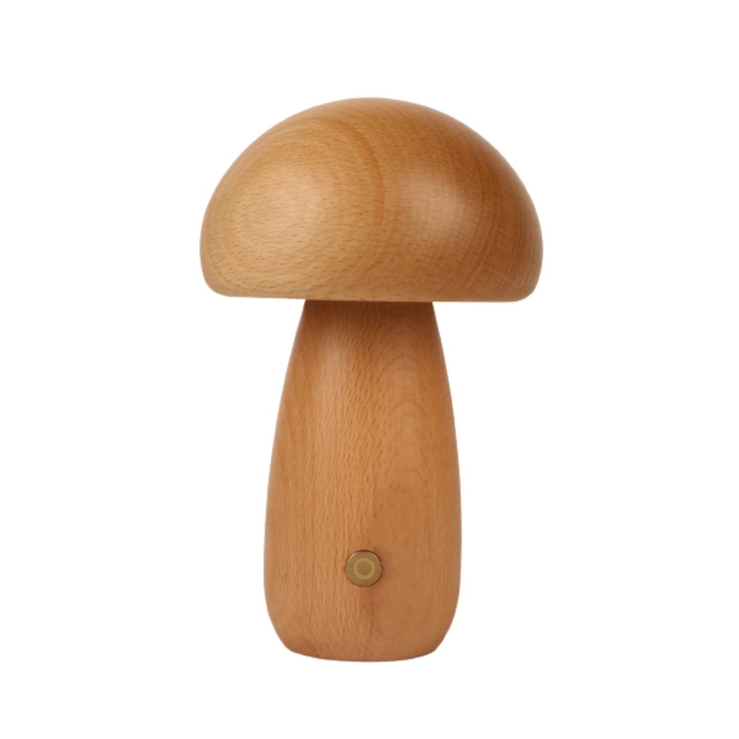 Wooden Mushroom LED Night Light – Rechargeable & Portable