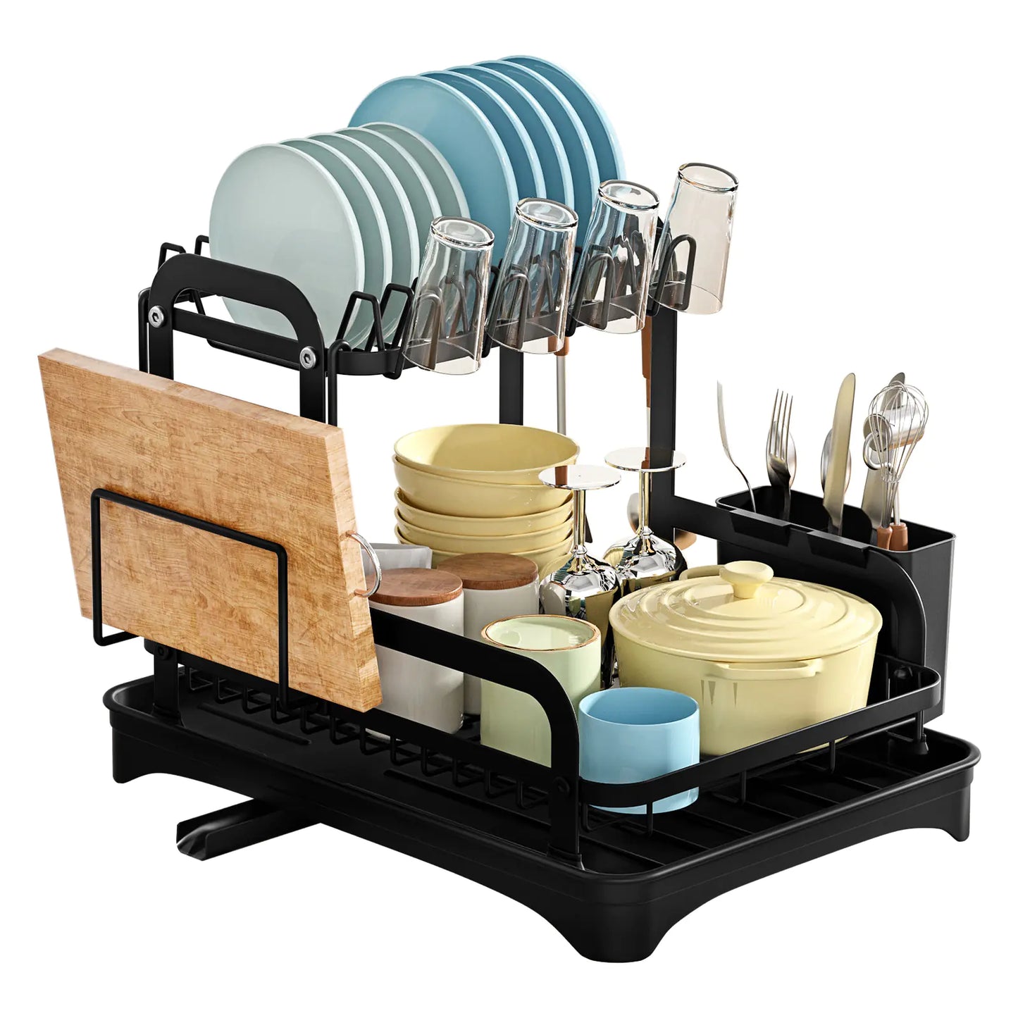 Narrow Kitchen Storage Rack – For Dorm Bowls & Plates
