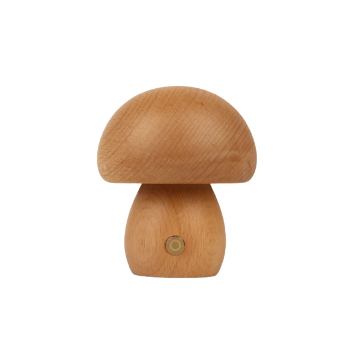 Wooden Mushroom LED Night Light – Rechargeable & Portable