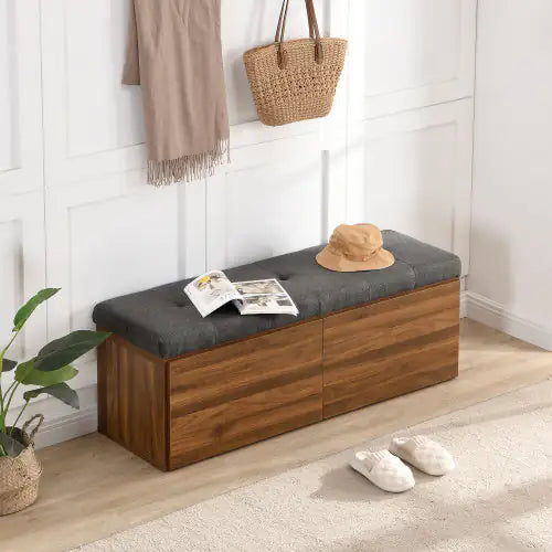 49-Inch Storage Locker Footstool – Multi-Use