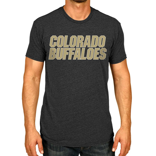 Colorado Buffaloes T-Shirt – Cotton Blend, Tagless, Charcoal (Adult Large)