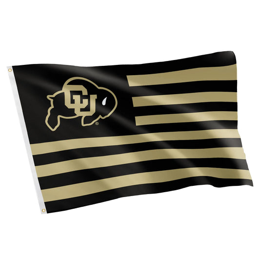 University of Colorado Flag Buffaloes CU Buffs Banners 100% Polyester Indoor Outdoor 3x5 feet Flags (Nation)