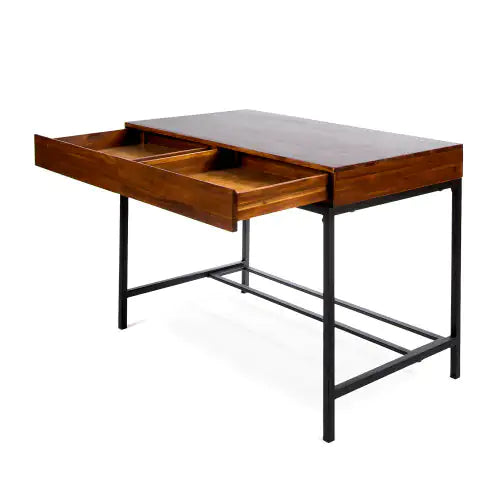 Wooden Desk with Drawers