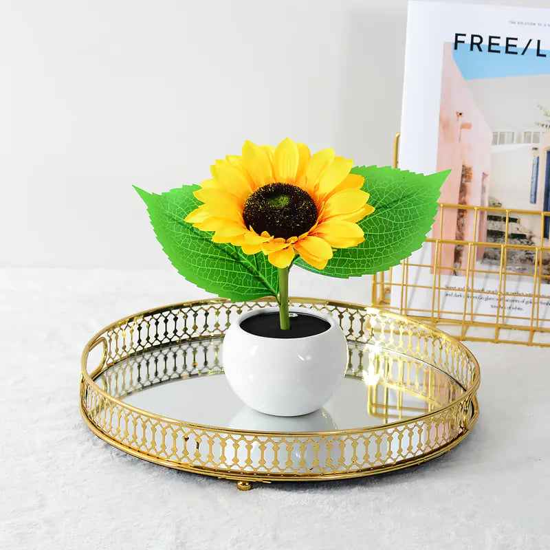 Sunflower Touch Night Light – LED Rechargeable Bouquet