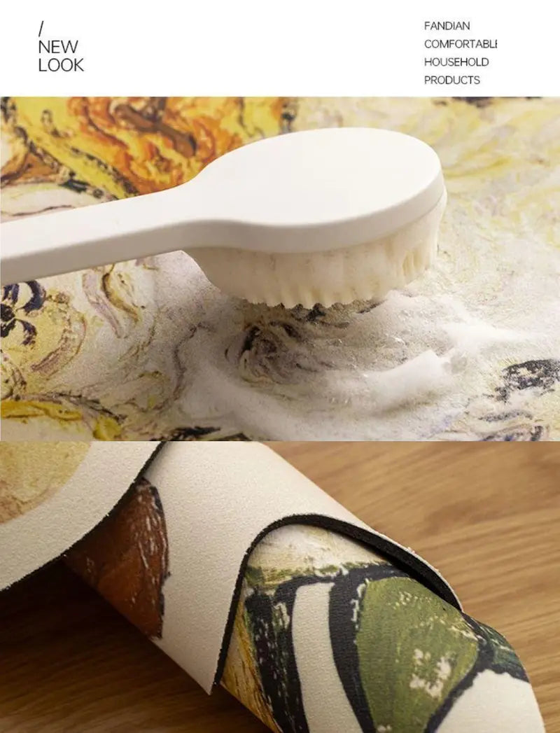 Flower-Shaped Floor Mat – Kitchen and Home Decor