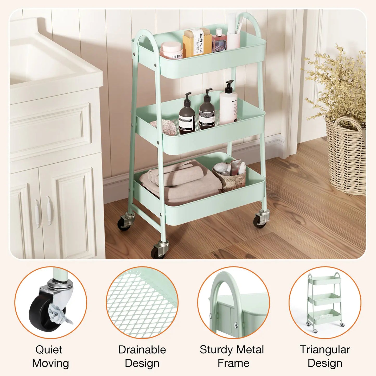 Metal Storage Organizer