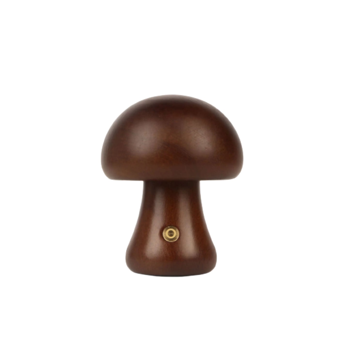 Wooden Mushroom LED Night Light – Rechargeable & Portable