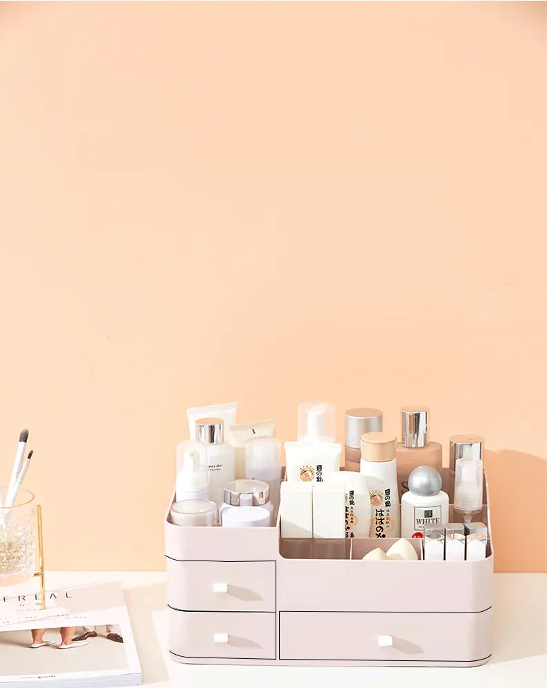 Cosmetic Organizer Box – Desktop and Dorm Storage