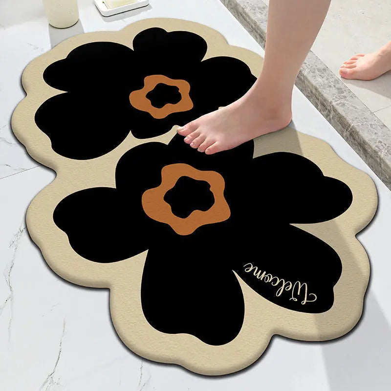 Flower-Shaped Floor Mat – Kitchen and Home Decor
