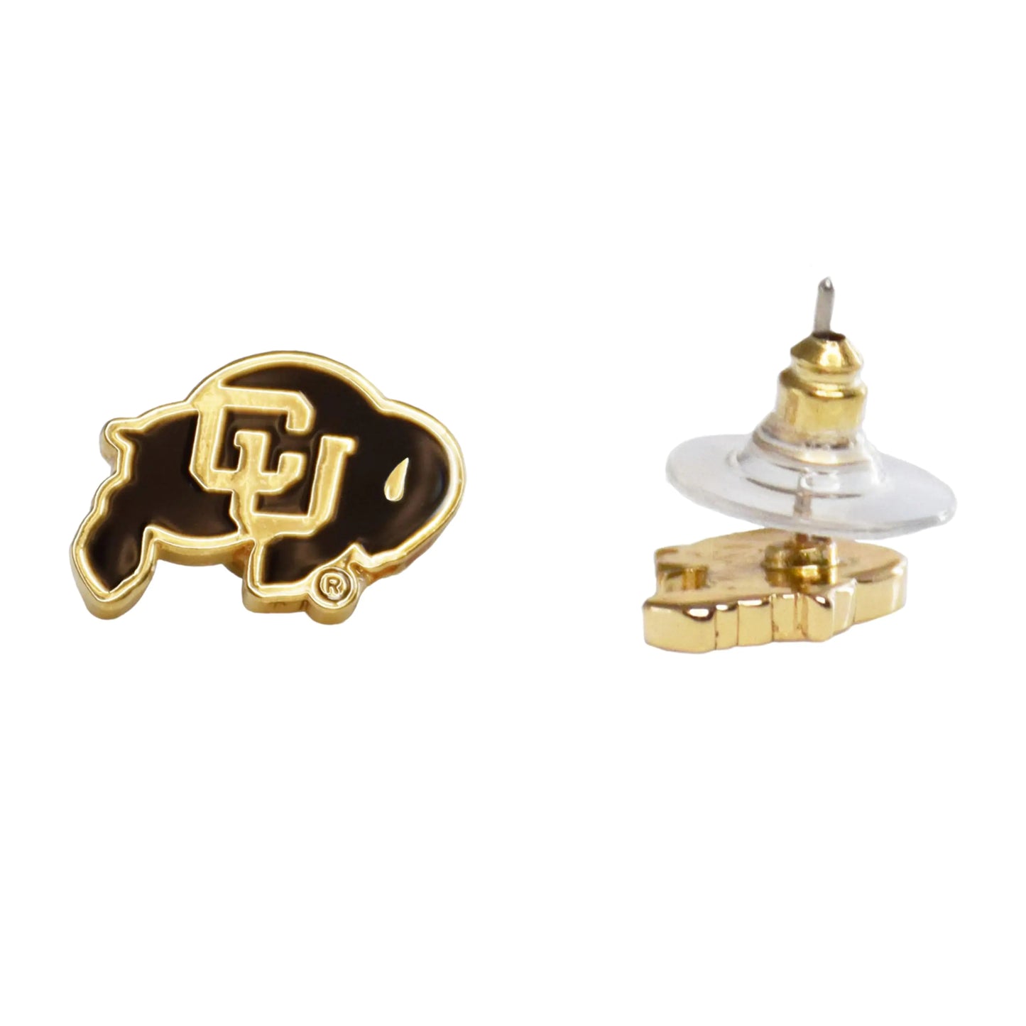 University of Colorado Post Earrings – Officially Licensed Fan Merchandise by Fan Frenzy Gifts, Stainless Steel for Men & Women