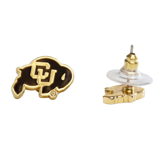 University of Colorado Post Earrings – Officially Licensed Fan Merchandise by Fan Frenzy Gifts, Stainless Steel for Men & Women