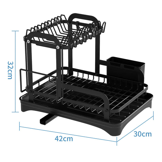 Narrow Kitchen Storage Rack – For Dorm Bowls & Plates