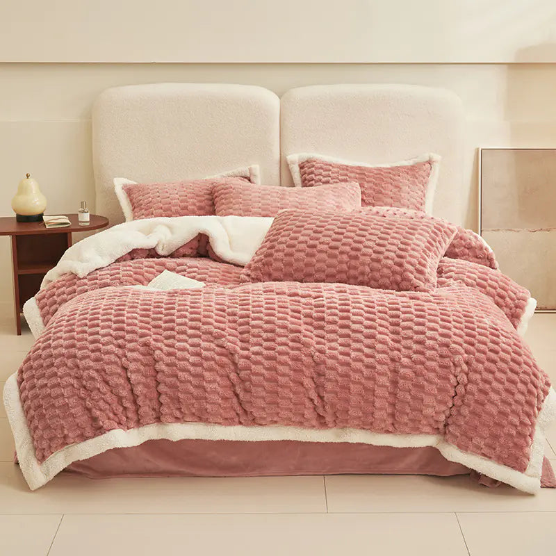 Cozy Fleece Bedding Set – 4-Piece, Fall/Winter 2023 Edition