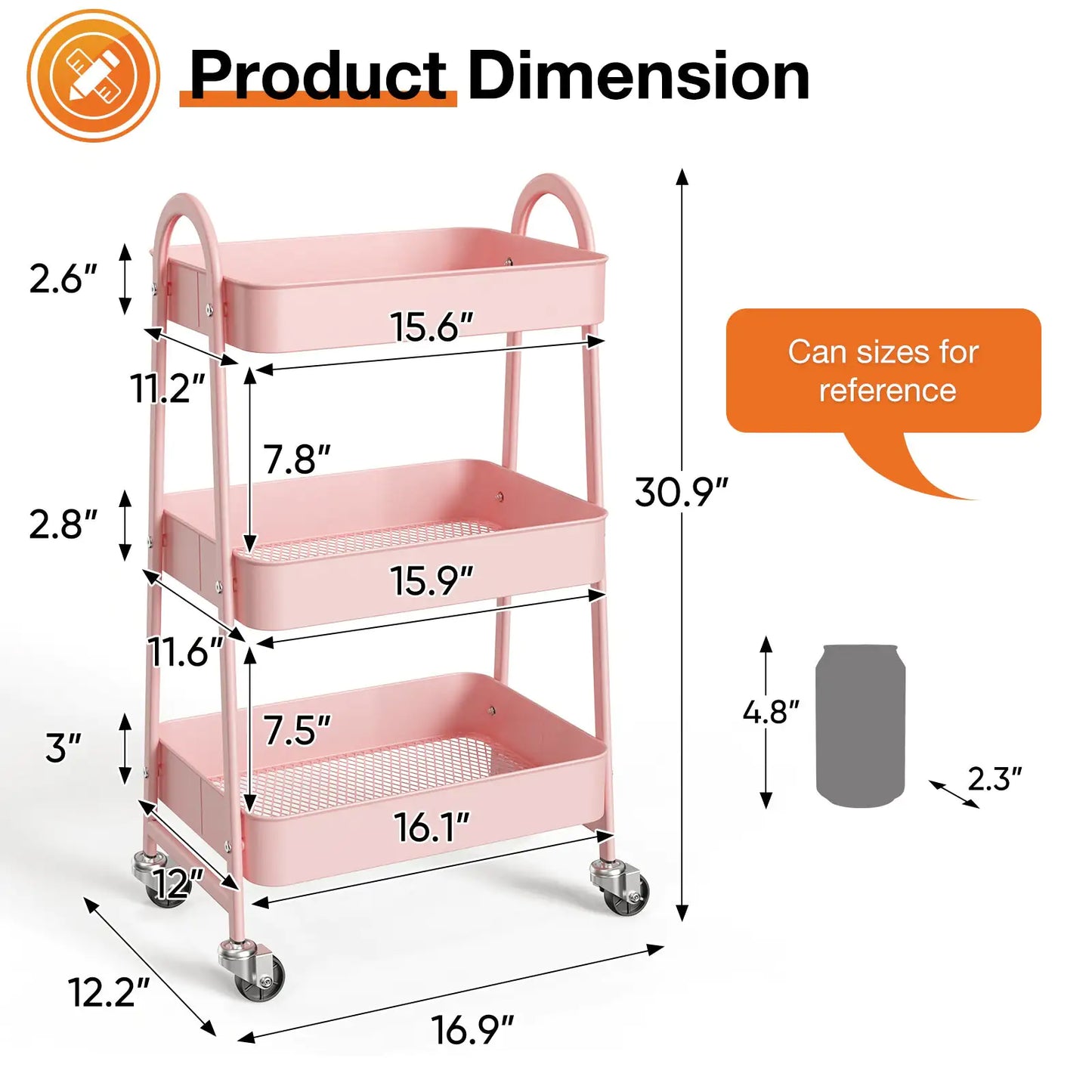 Metal Storage Organizer