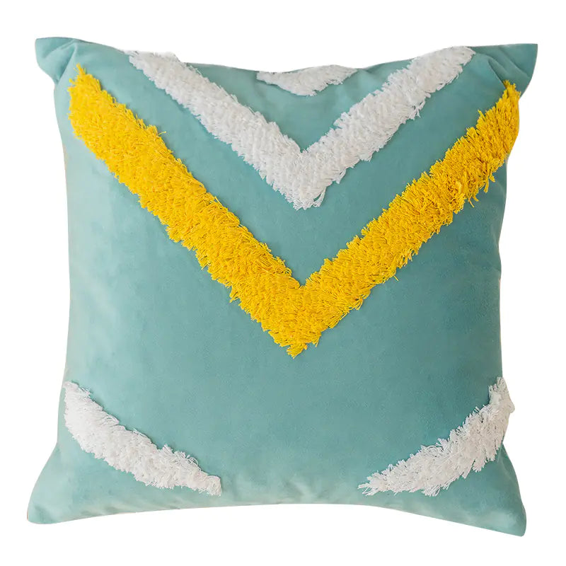 Nordic Tufted Pillowcase – 3D Textured Design