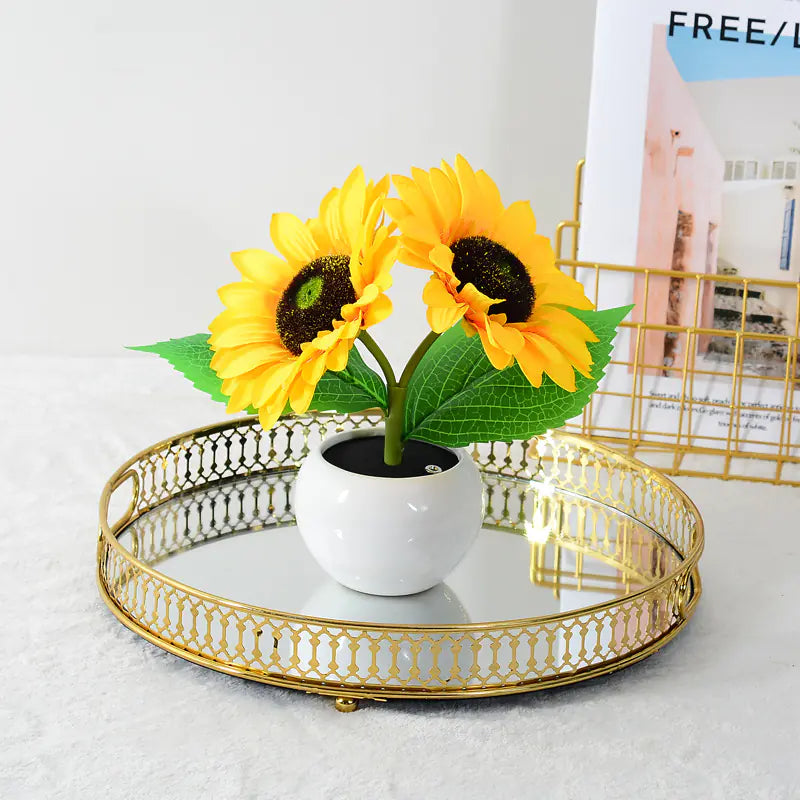 Sunflower Touch Night Light – LED Rechargeable Bouquet