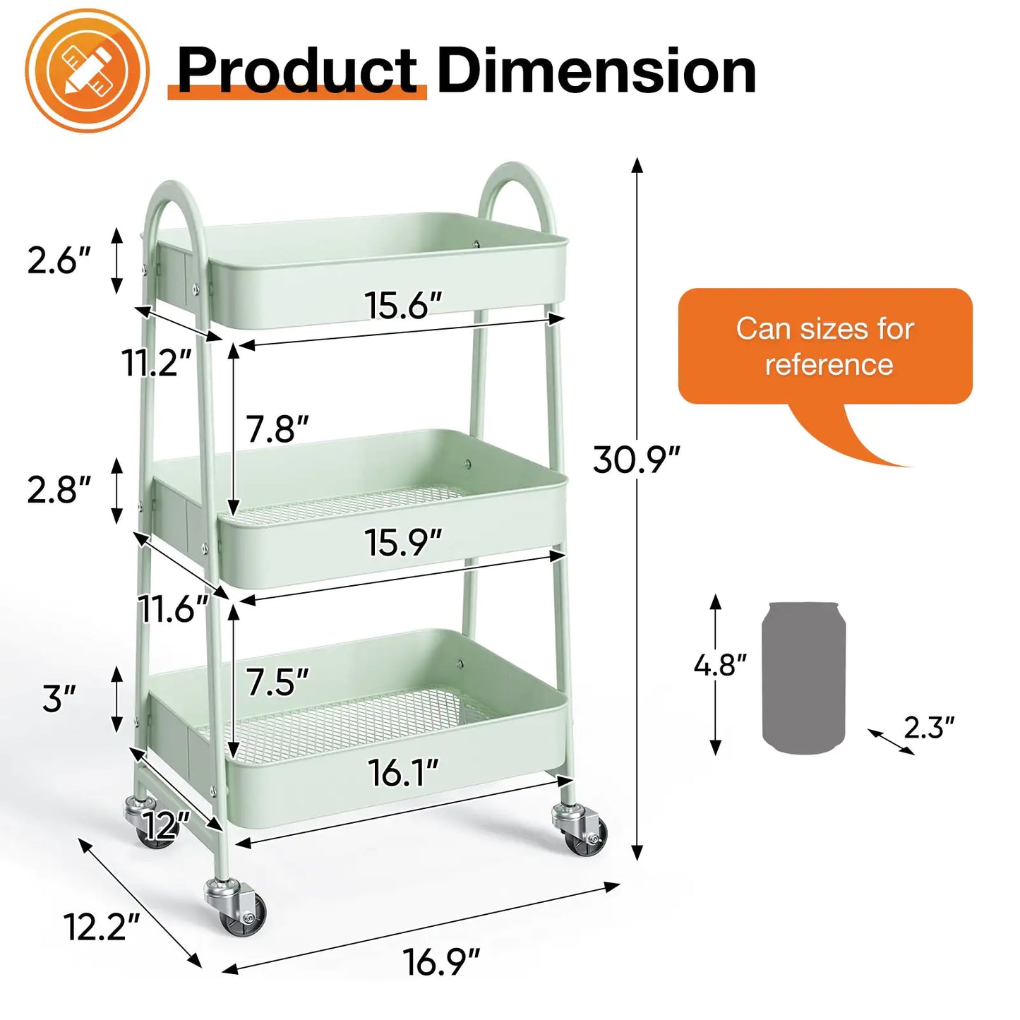 Metal Storage Organizer