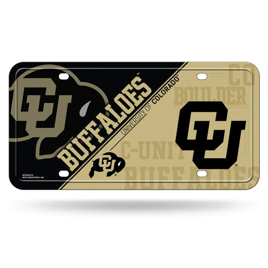 Colorado Buffaloes Metal License Plate Tag – NCAA Official, 6 x 11.5 in