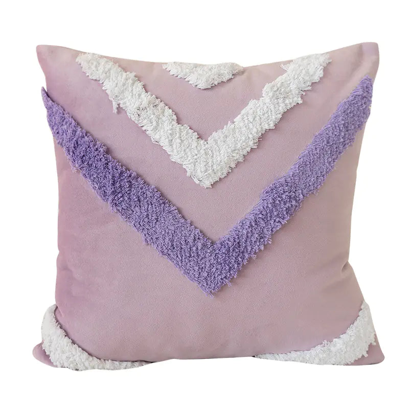 Nordic Tufted Pillowcase – 3D Textured Design