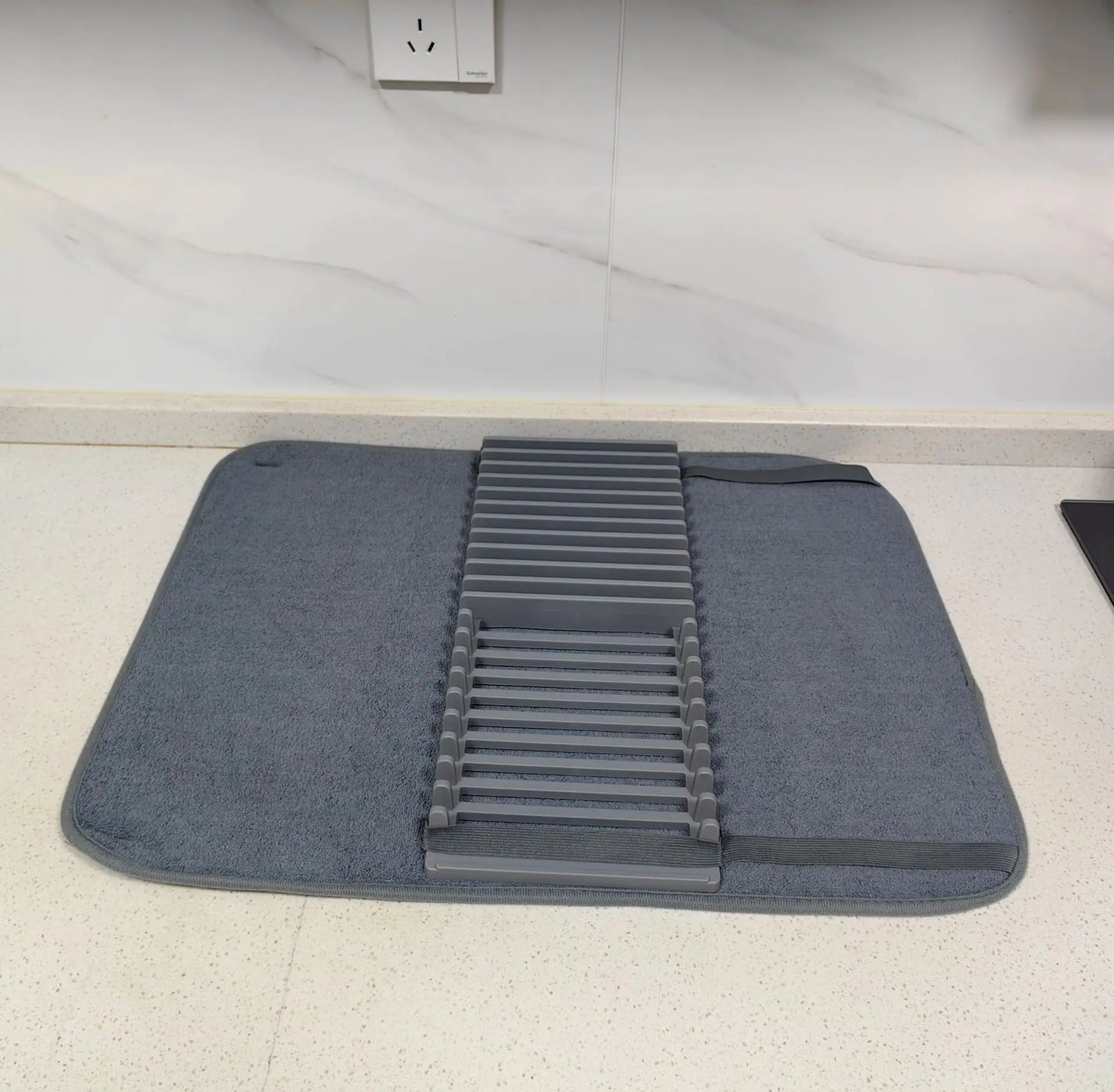Detachable Draining Rack – With Multifunctional Drying Mat