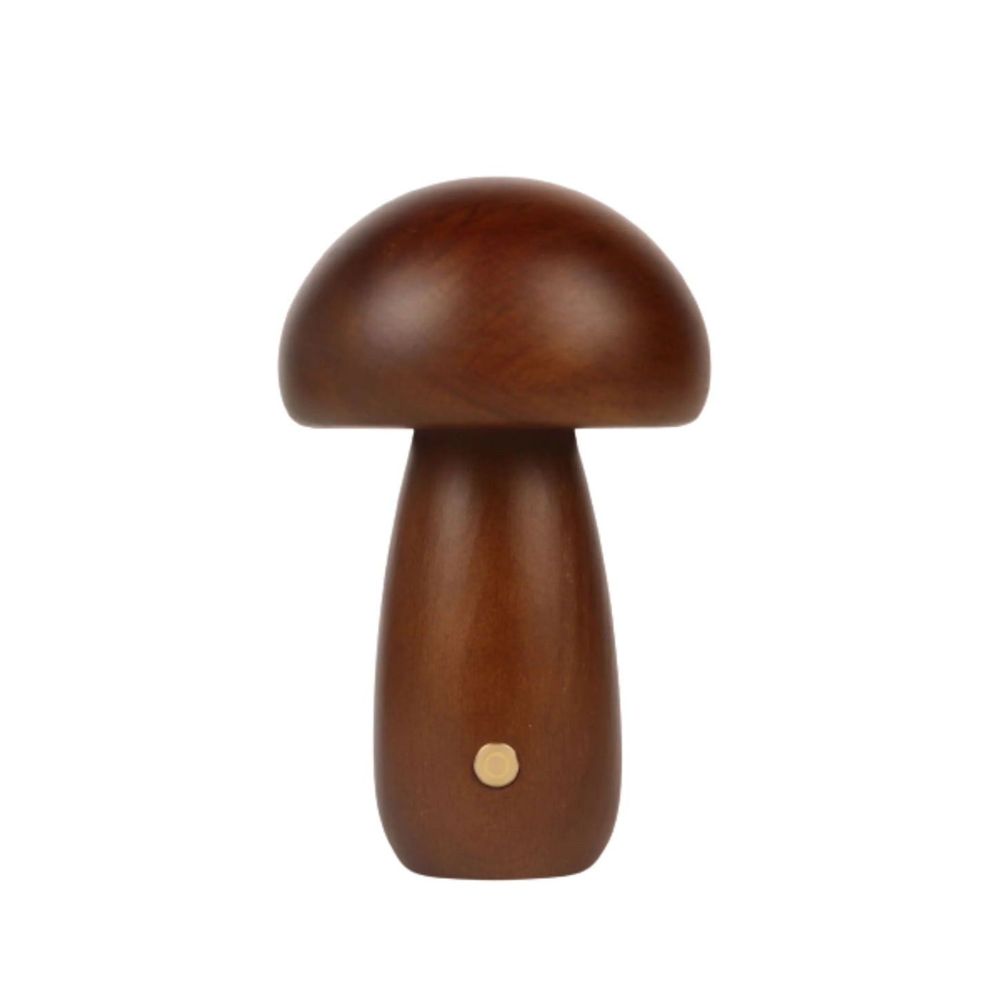 Wooden Mushroom LED Night Light – Rechargeable & Portable